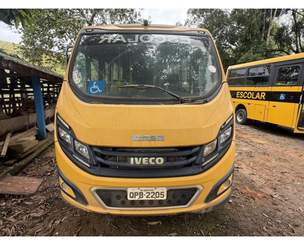 Foto de ONIBUS IVECO/SOULCLASS 70C17 HE, DIESEL, AMARELA, 2018/2019, CHASSI: 93ZL72C01K8481509, RENAVAM:01164113868 , NO ESTADO EM QUE SE ENCONTRA.