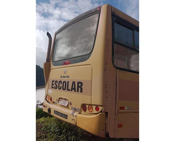 Foto de ONIBUS M.BENZ/CAIO APACHES21 U, DIESEL, BEGE, 2002/2002, CHASSI: 9BM3840672B303508, RENAVAM: 00789323850, NO ESTADO EM QUE SE ENCONTRA.