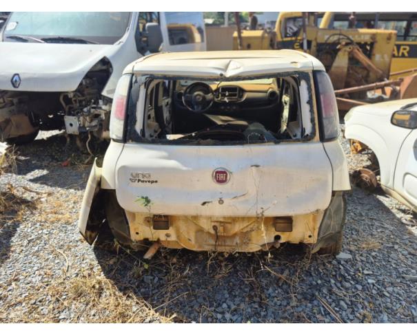 Foto de AUTOMOVEL FIAT/UNO ATTRACTIVE 1.0, ALCOOL/GASOLINA, BRANCA, 2019/2020, CHASSI: 9BD195A4ZL0869105, RENAVAM: 01197144274, NO ESTADO EM QUE SE ENCONTRA.