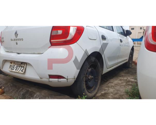 Foto de PASSAGEIRO / AUTOMOVEL RENAULT/SANDERO AUTH 10, ALCOOL/GASOLINA, 2014/2015, PLACA PUS-9772, CHASSI: 93Y5SRD04FJ509896, RENAVAM: 01018090174, NO ESTADO EM QUE SE ENCONTRA. 