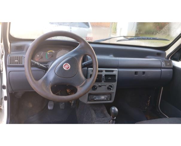 Foto de AUTOMOVEL FIAT/UNO MILLE WAY ECON, ALCOOL/GASOLINA, BRANCA, 2013/2013, CHASSI: 9BD15844AD6860476, RENAVAM: 00558896936, NO ESTADO EM QUE SE ENCONTRA.