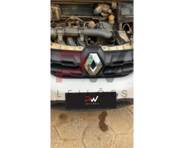 Foto de AUTOMOVEL RENAULT/KWID ZEN 10MT, ALCOOL/GASOLINA, BRANCA, 2021/2022, CHASSI: 93YRBB00XNJ035613, RENAVAM: 01287226067, NO ESTADO EM QUE SE ENCONTRA.
