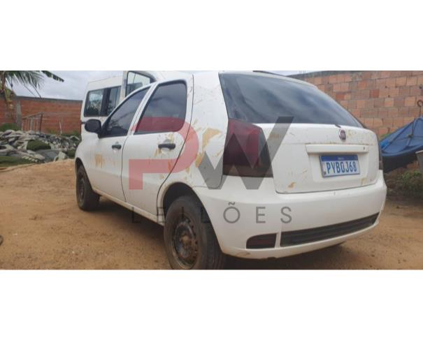 Foto de PASSAGEIRO / AUTOMOVEL FIAT/PALIO FIRE, ALCOOL/GASOLINA, BRANCA, 2016/2016, PLACA PYB-0J68, CHASSI: 9BD17122ZG7579733, RENAVAM: 01091231858, NO ESTADO EM QUE SE ENCONTRA. 