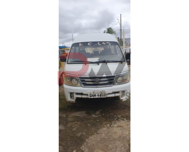 Foto de PASSAGEIRO / MICROONIBUS I/JINBEI VKNVAN, GASOLINA, BRANCA, 2015/2016, PLACA QNM-4468, CHASSI: LSYHDAAB4GK018724, RENAVAM: 01133121761, NO ESTADO EM QUE SE ENCONTRA. 