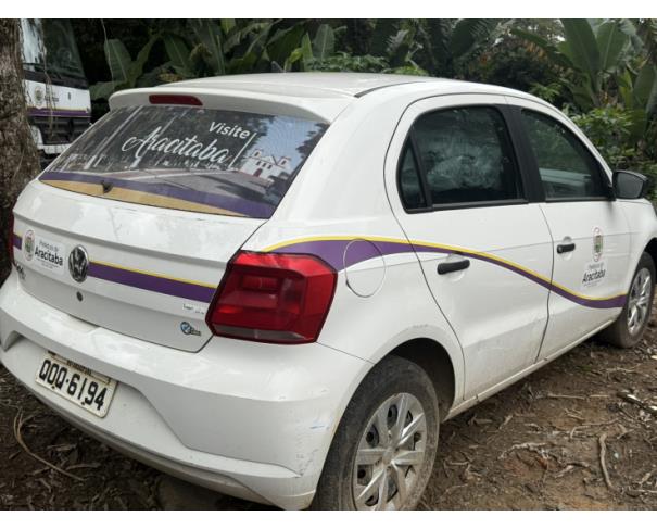 Foto de AUTOMOVEL  VW/GOL 1.0L MC4, ALCOOL/GASOLINA, BRANCA, 2018/2019, CHASSI: 9BWAG45U1KT008327, RENAVAM: 01157480877, NO ESTADO EM QUE SE ENCONTRA.