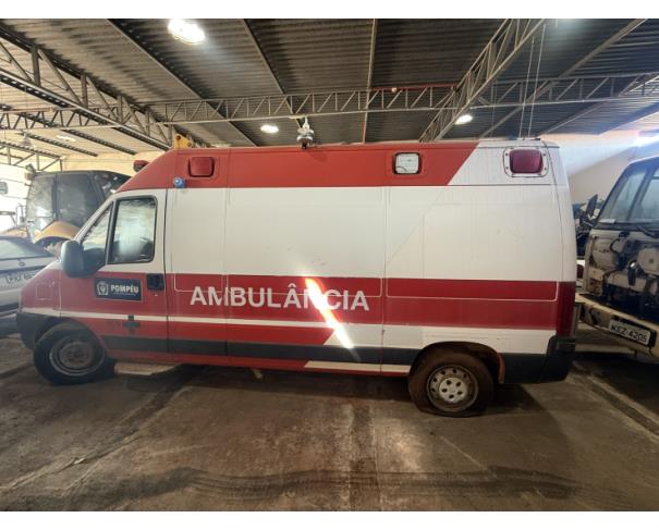 Foto de CAMINHONETE FIAT/DUCATO MARIMAR AMB, DIESEL, BRANCA, 2016/2016, CHASSI: 93W245G3RG2158975, RENAVAM: 01144385960, NO ESTADO EM QUE SE ENCONTRA.
