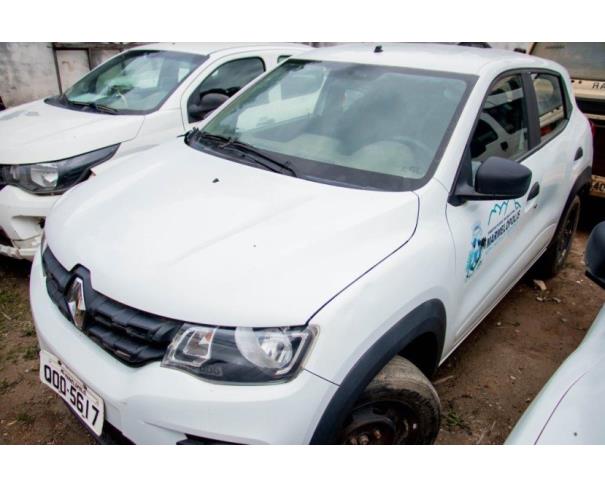 Foto de PAS/AUTOMOVEL  RENAULT/KWID LIFE 10 MT, ALCOOL/GASOLINA, 2018/2019, BRANCA, PLACA: QOO-5617, RENAVAM: 01155657044, CHASSI: 93YRBB008KJ401001, NO ESTADO EM QUE SE ENCONTRA.