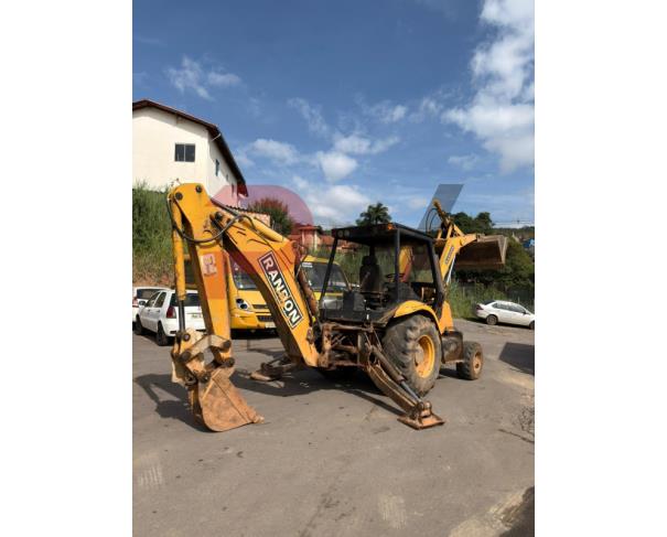Foto de LOTE CONTENDO RETROESCAVADEIRA RANDON, MODELO RK406/RK406B/RD406, AMARELA, ANO 2014, Nº DE SÉRIE: CA09131988, NO ESTADO EM QUE SE ENCONTRA.