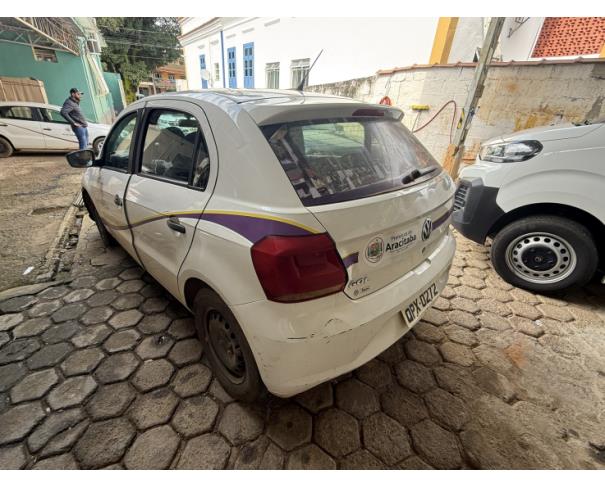 Foto de AUTOMOVEL VW/GOL 1.0L MC4, ALCOOL/GASOLINA, BRANCA, 2018/2019, CHASSI: 9BWAG45U1KT096361, RENAVAM:01177283120 , NO ESTADO EM QUE SE ENCONTRA.