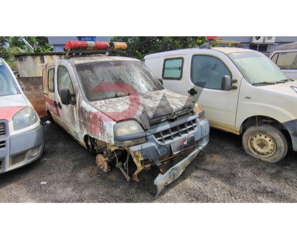 Foto de CAMINHONE FIAT/DOBLO RONTAN AMB2, 2009/2009, BRANCA, ALCOOL/GASOLINA, CHASSI: ...15343, NO ESTADO EM QUE SE ENCONTRA.