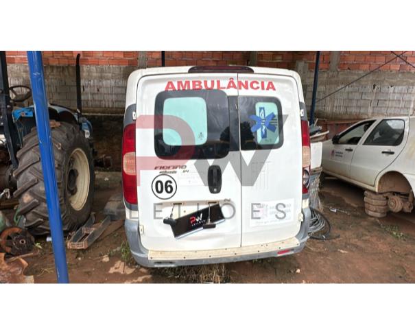 Foto de CAMINHONE FIAT/FIORINO ATENA AMB, ALCOOL/GASOLINA, BRANCA, 2017/2018, CHASSI: ...98456, NO ESTADO EM QUE SE ENCONTRA. 