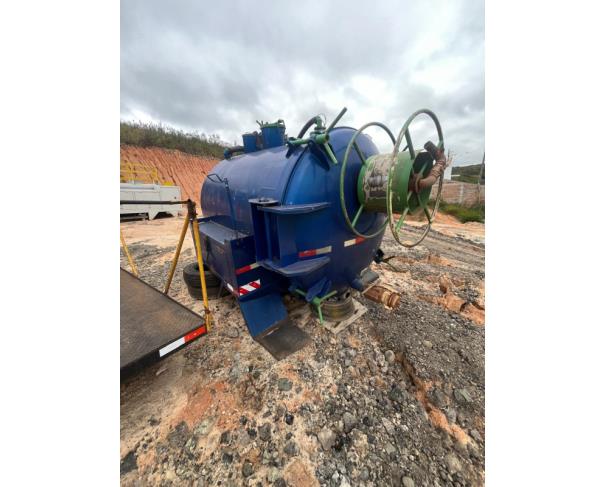 Foto de TANQUE LIMPA-FOSSA TRANSCAV, COR AZUL, ANO 2019, NO ESTADO EM QUE SE ENCONTRA.