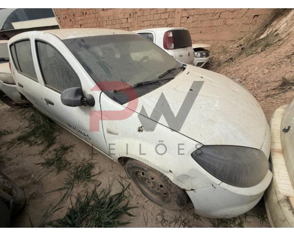 Foto de AUTOMOVEL RENAULT/SANDERO AUT1016V, ALCOOL/GASOLINA, BRANCA, 2014/2014, CHASSI: 93YBSR6RHEJ290855, RENAVAM: 00997155795, NO ESTADO EM QU SE ENCONTRA. 