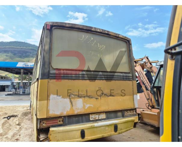 Foto de ONIBUS M.B./M.BENZ OF 1115, DIESEL, 1990/1990, AMARELA, CHASSI: 9BM384091LB880620, RENAVAM: 247792217, NO ESTADO EM QUE SE ENCONTRA.