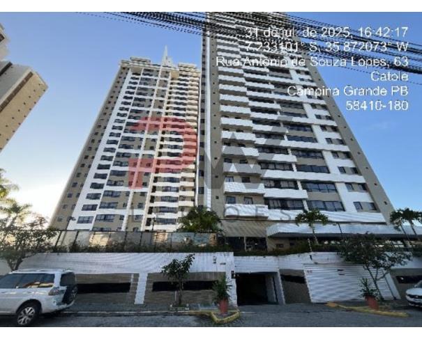 Foto de CAMPINA GRANDE/PB - APARTAMENTO - ED VIVANT CLUB RESIDENCE - RUA ANTONIO DE SOUZA LOPES N. 100 Apto. 1202, AP  1202-C - CATOLE