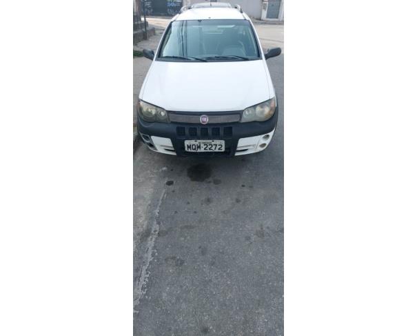 Foto de PASSAGEIRO / AUTOMOVEL FIAT/PALIO WK ADVEN FLEX, 2006/2006, ALC/GASOL, BRANCA, PLACA MQM - 2272, RENAVAM: 00881728705, CHASSI: 9BD17309C64171943, NO ESTADO EM QUE SE ENCONTRA.