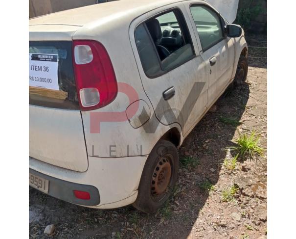 Foto de PASSAGEIRO / AUTOMOVEL FIAT/UNO VIVACE 1.0, 2014/2014, ALC/GASOL, BRANCA, CHASSI: 9BD195152E0554456, RENAVAM: 00997098490, NO ESTADO EM QUE SE ENCONTRA. MOTOR AVARIADO.