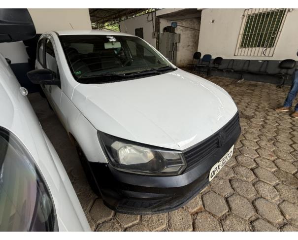 Foto de AUTOMOVEL VW/GOL 1.0L MC4, ALCOOL/GASOLINA, BRANCA, 2018/2019, CHASSI: 9BWAG45U1KT096361, RENAVAM:01177283120 , NO ESTADO EM QUE SE ENCONTRA.