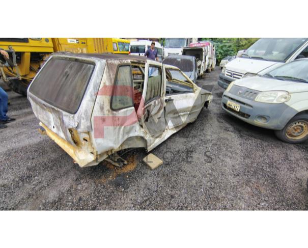 Foto de AUTOMOVEL FIAT/UNO MILLE ECONOMY, 2010/2011, BRANCA, ALCOOL/GASOLINA, CHASSI: ...90158, NO ESTADO EM QUE SE ENCONTRA.