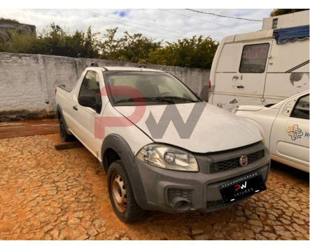 Foto de CARGA / CAMINHONETE FIAT/STRADA WK CC E, ALCOOL/GASOLINA, BRANCA, 2017/2017, NO ESTADO EM QUE SE ENCONTRA. 