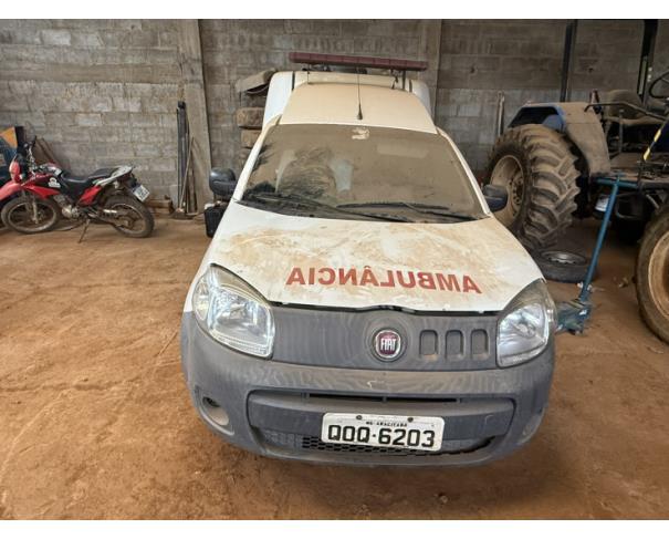 Foto de CAMINHONETE FIAT/FIORINO ATENA AMB, ALCOOL/GASOLINA, BRANCA, 2018/2018, CHASSI: 9BD2651JHJ9109491, RENAVAM: 01157478163, NO ESTADO EM QUE SE ENCONTRA. 
