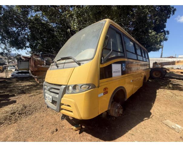Foto de ONIBUS, MPOLO/VOLARE V8L 4X4 EO, AMARELA, 2013/2014, DIESEL, CHASSI: 93PB58M1MEC049361, RENAVAM: 00996838937, NO ESTADO EM QUE SE ENCONTRA.