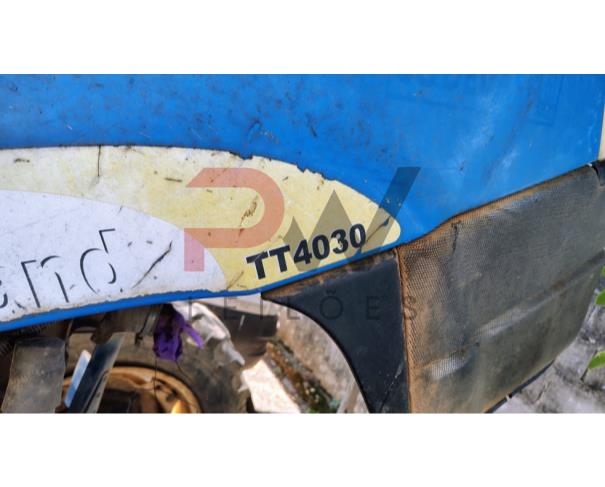 Foto de TRATOR NEW HOLLAND TT4030, AZUL, ANO 2012, NO ESTADO EM QUE SE ENCONTRA. 
