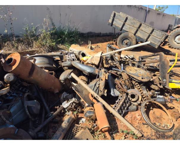 Foto de LOTE CONTENDO SUCATA FERROSA, NO ESTADO EM QUE SE ENCONTRAM.