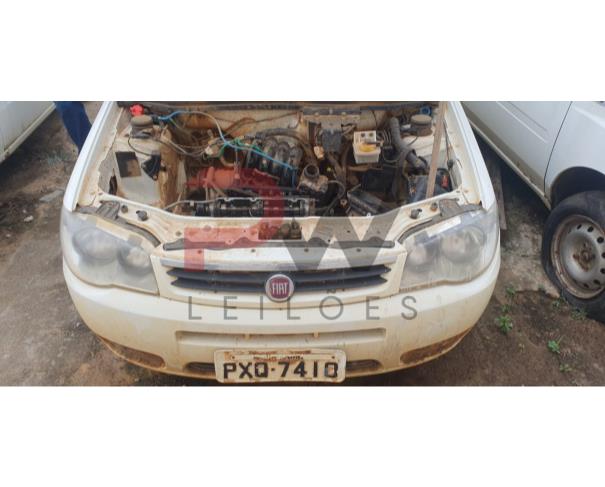 Foto de PASSAGEIRO / AUTOMOVEL FIAT/PALIO FIRE, ALCOOL/GASOLINA, BRANCA, 2016/2016, PLACA PXQ-7410, CHASSI: 9BD17122ZG7579678, RENAVAM: 01083436748, NO ESTADO EM QUE SE ENCONTRA. 
