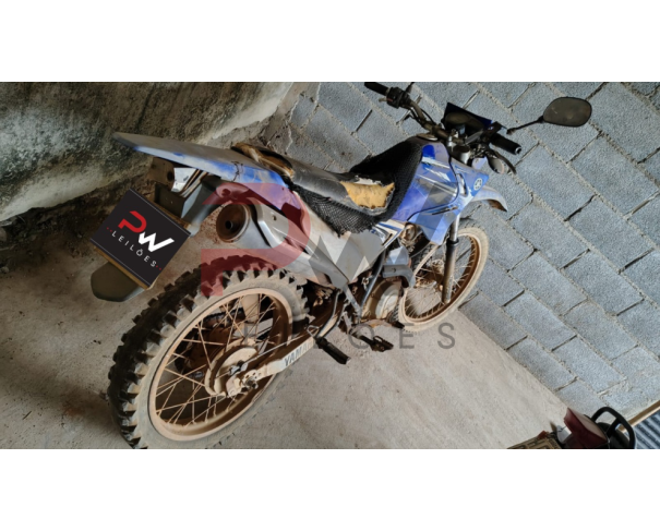 Foto de MOTOCICLE YAMAHA/XTZ 125E, 2011/2012, GASOLINA, AZUL, CHASSI: ...25502,  NO ESTADO EM QUE SE ENCONTRA.