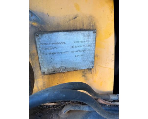 Foto de RETRO ESCAVADEIRA JCB 3C, AMARELA, 2013, SÉRIE: 2278506, CHASSI: 9B9214T94DBDT4506.