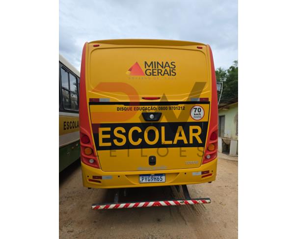 Foto de ONIBUS, IVECO/ WAYCLASS 70C17HDE, AMARELA, 2016/2016, DIESEL, CHASSI: 93ZL68C01G8469258, RENAVAM: 01096237536, NO ESTADO EM QUE SE ENCONTRA.