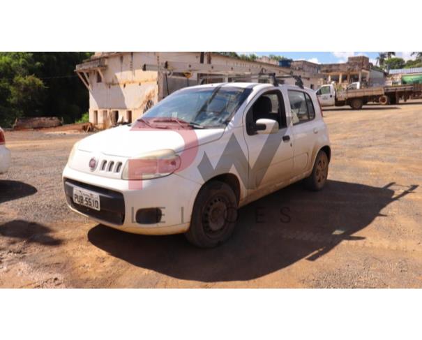 Foto de UNO ECONOMY 0,5L 088CV 1400  FAB FIAT COR BRANCA PLACA PUB-5510 ANO FAB/MOD 2014/2014 COMBUSTÍVEL FLEX CHASSI 9BD195173E0587308 RENAVAM 1009864073 , NO ESTADO EM QUE SE ENCONTRA.