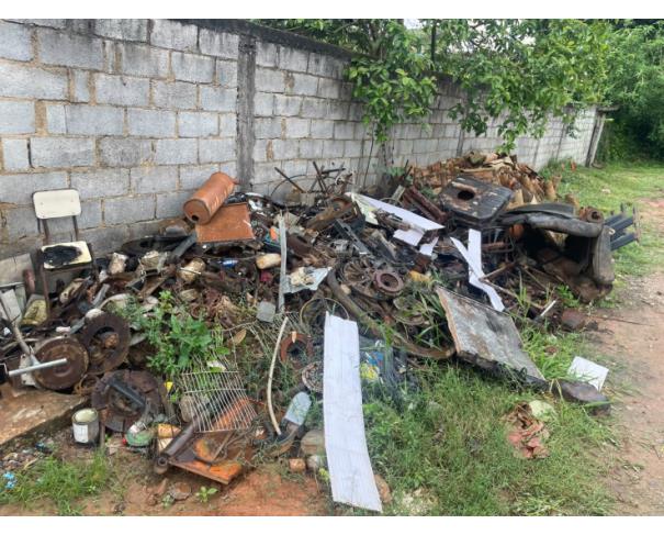 Foto de LOTE CONTENDO SUCATA FERROSA, NO ESTADO EM QUE SE ENCONTRA.