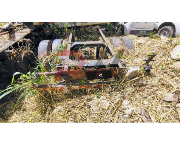 Foto de CARGA / CAMINHAO M.B./M.BENZ L 1313, 1987/1987, DIESEL, BRANCA, CHASSI: 9BM345002GB735162, RENAVAM: 00262877562, NO ESTADO EM QUE SE ENCONTRA. CHASSI SEM IMPLEMENTO - MOTOR AVARIADO. FALTA CAIXA DE MARCHAS.