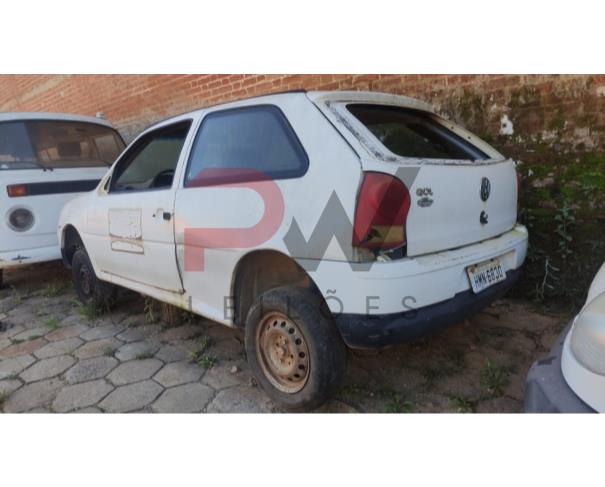 Foto de AUTOMOVEL, VW/GOL 1.0, BRANCA, 2007/2008, ALCOOL/GASOLINA, CHASSI: 9BWCA05W68T024391, RENAVAM: 00923912819, NO ESTADO EM QUE SE ENCONTRA.