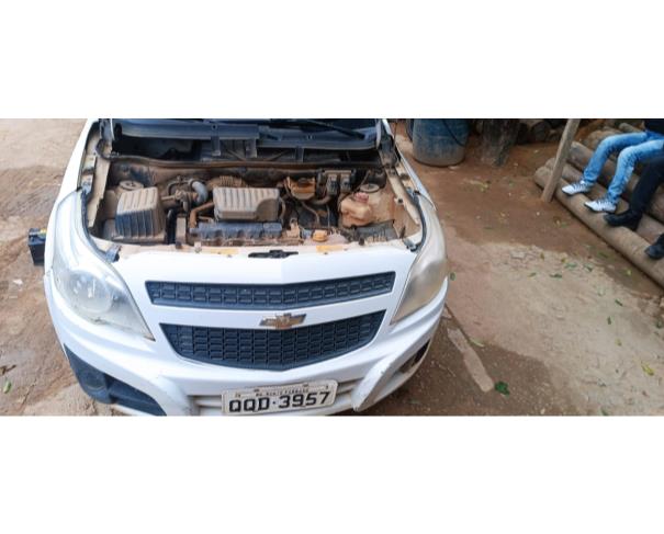 Foto de CAMINHONETE CHEV/MONTANA RAYTEC AMB, ALCOOL/GASOLINA, BRANCA, 2018/2019, CHASSI: 9BGCA8030KB138168, RENAVAM: 01181842511, NO ESTADO EM QUE SE ENCONTRA. 