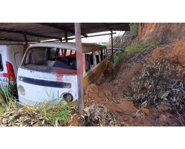 Foto de SUCATA DE KOMBI - ANTIGA PLACA HMM-4537, NO ESTADO EM QUE SE ENCONTRA.