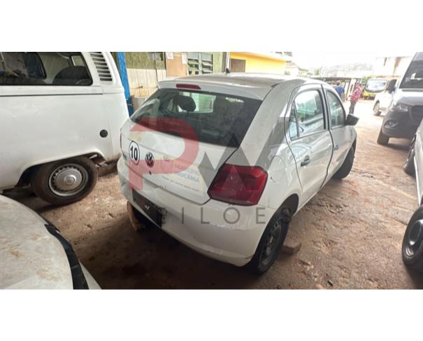 Foto de AUTOMOVEL VW/GOL 1.0L MC4, ALCOOL/GASOLINA, BRANCA, 2020/2021, CHASSI: ...31726, NO ESTADO EM QUE SE ENCONTRA. 