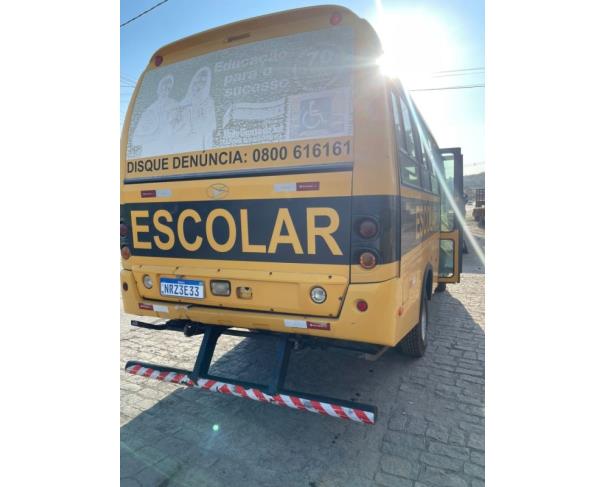 Foto de PASSAGEIRO / ONIBUS MPOLO/VOLARE V8L 4X4 EO, 2012/2013, DIESEL, AMARELA, PLACA NRZ – 3E33, RENAVAM: 00508083265,, CHASSI: 93PB58M1MDC045464, NO ESTADO EM QUE SE ENCONTRA.