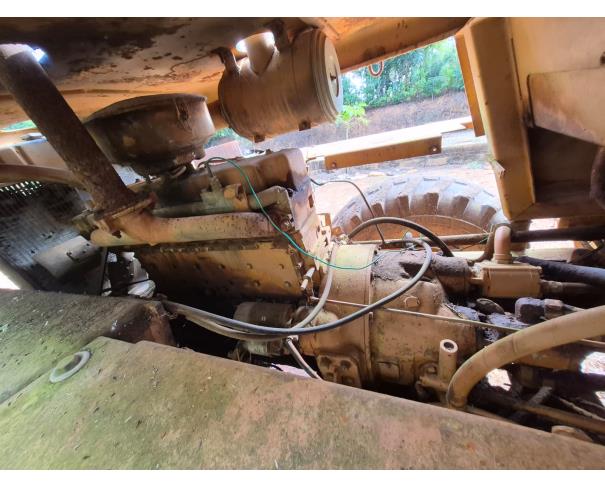 Foto de TRACAO TRATOR DE RODAS M.A./MICHIGAN, DIESEL, AMARELA, ANO: 1986, PLACA: GVP-2236, CHASSI: 4195D161BRC, RENAVAM: 00246096934, NO ESTADO EM QUE SE ENCONTRA.