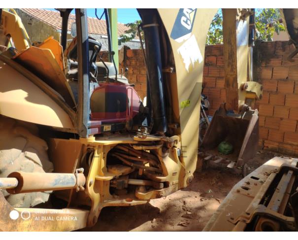 Foto de RETROESCAVADEIRA CATERPILLAR - CHASSI: CAT0416EVMFG04994, ANO 2013/2013, PLACA FICTICIA: RET-4160, NO ESTADO EM QUE SE ENCONTRA.
