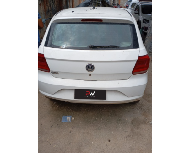 Foto de AUTOMOVEL VW/GOL 1.0L MC4, ALCOOL/GASOLINA, BRANCA, 2019/2020, CHASSI: ...25216, NO ESTADO EM QUE SE ENCONTRA.