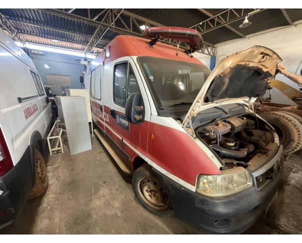 Foto de CAMINHONETE FIAT/DUCATO MARIMAR AMB, DIESEL, BRANCA, 2016/2016, CHASSI: 93W245G3RG2158975, RENAVAM: 01144385960, NO ESTADO EM QUE SE ENCONTRA.