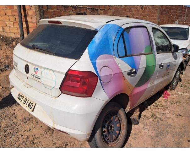 Foto de AUTOMOVEL VW/NOVO GOL TL MCV, ALCOOL/GASOLINA, BRANCA, 2018/2018, CHASSI: 9BWAG45U1JT152832, RENAVAM: 01158914064, NO ESTADO EM QUE SE ENCONTRA.