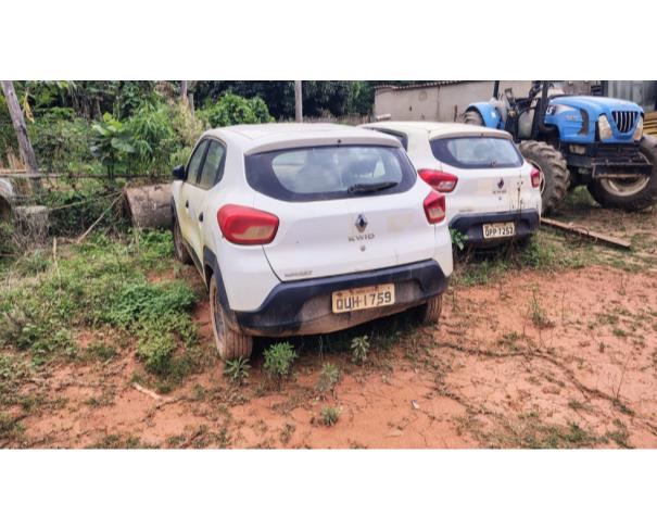 Foto de AUTOMOVEL RENAULT/KWID ZEN 10MT, ALCOOL/GASOLINA, BRANCA, 2019/2020, CHASSI: 93YRBB009LJ996961, RENAVAM: 01197085375, NO ESTADO EM QUE SE ENCONTRA.