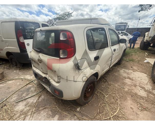 Foto de PASSAGEIRO / AUTOMOVEL FIAT/UNO VIVACE 1.0, 2014/2014, ALC/GASOL, BRANCA, CHASSI: 9BD195152E0554231, RENAVAM: 00997096454, NO ESTADO EM QUE SE ENCONTRA. MOTOR AVARIADO.