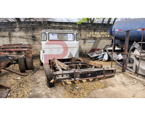 Foto de CARGA / CAMIONETA TOYOTA/BANDEIRANTE, 1991/1991, DIESEL, BRANCA, CHASSI: 9BR0J0040M1014207, RENAVAM: 00607393220, NO ESTADO EM QUE SE ENCONTRA. CHASSI EMPENADO.