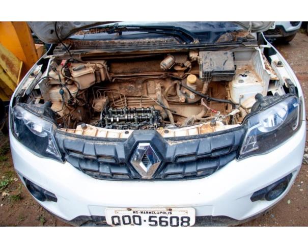 Foto de PAS/AUTOMOVEL RENAULT/KWID LIFE 10MT, ALCOOL/GASOLINA, 2018/2019, BRANCA, PLACA: QOO-5608, RENAVAM:01155655513, CHASSI: 93YRBB009KJ399176, NO ESTADO EM QUE SE ENCONTRA.