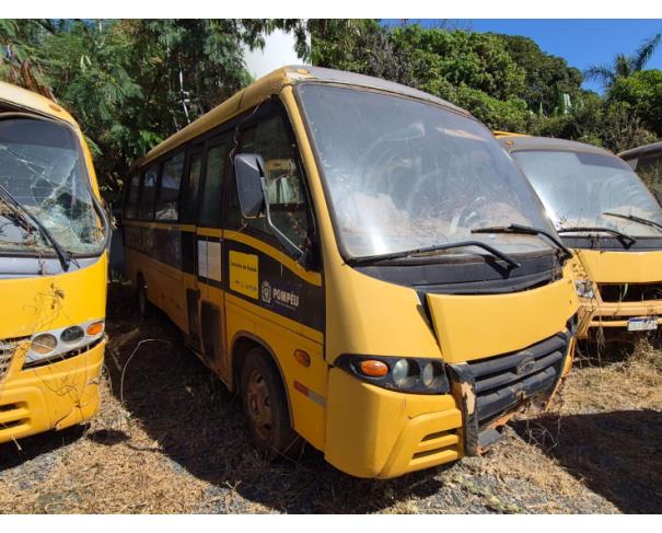 Foto de ONIBUS MARCOPOLO/VOLARE V8L ESC, DIESEL, AMARELA, 2010/2011, CHASSI: 93PB42G3PBC034171, RENAVAM: 00265065763, NO ESTADO EM QUE SE ENCONTRA.